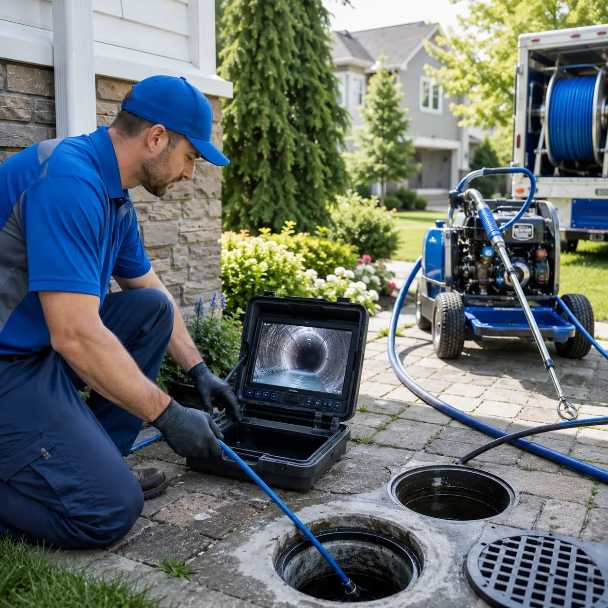 Outdoor drain cleaning professionals serving New Holland, SD